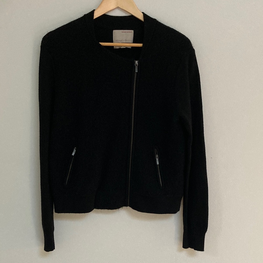 Banana Republic Black Cardigan Sweater